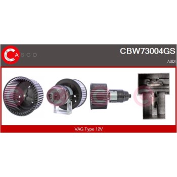 Ventilador habitáculo - CASCO CBW73004GS