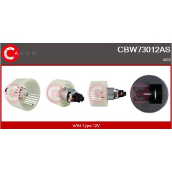 Ventilador habitáculo - CASCO CBW73012AS