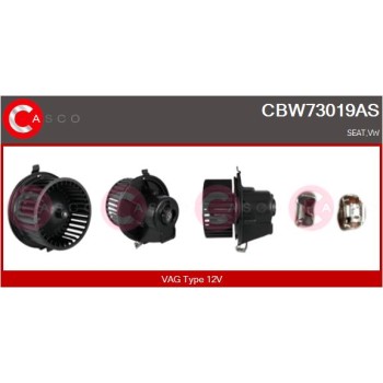 Ventilador habitáculo - CASCO CBW73019AS