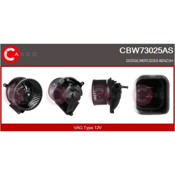 Ventilador habitáculo - CASCO CBW73025AS