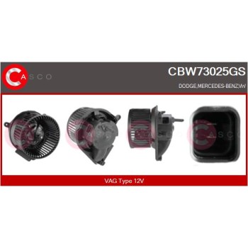 Ventilador habitáculo - CASCO CBW73025GS
