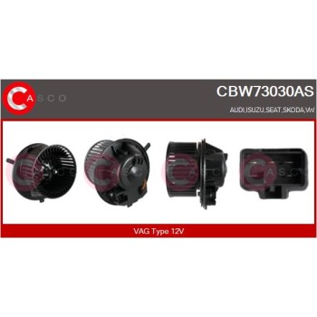 Ventilador habitáculo - CASCO CBW73030AS