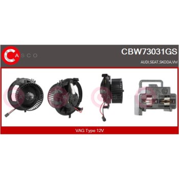 Ventilador habitáculo - CASCO CBW73031GS