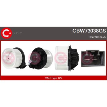 Ventilador habitáculo - CASCO CBW73038GS