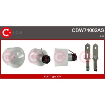 Ventilador habitáculo - CASCO CBW74002AS
