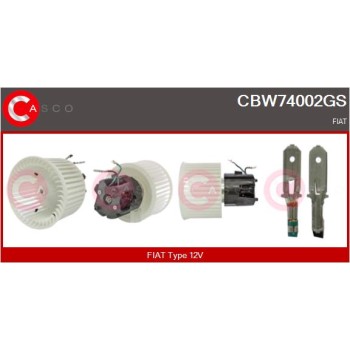 Ventilador habitáculo - CASCO CBW74002GS