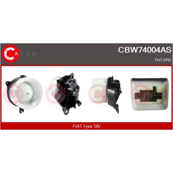 Ventilador habitáculo - CASCO CBW74004AS