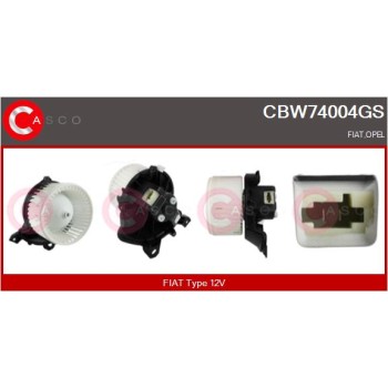 Ventilador habitáculo - CASCO CBW74004GS