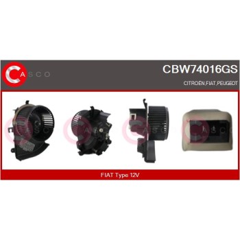 Ventilador habitáculo - CASCO CBW74016GS