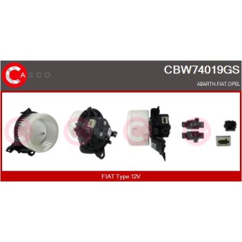 Ventilador habitáculo - CASCO CBW74019GS