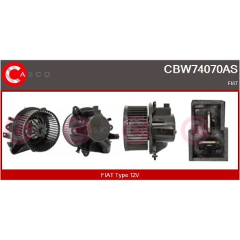 Ventilador habitáculo - CASCO CBW74070AS