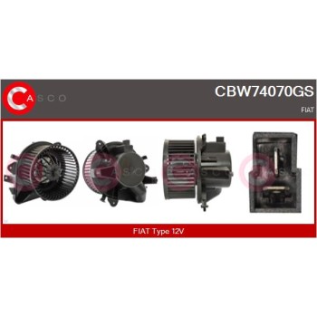 Ventilador habitáculo - CASCO CBW74070GS