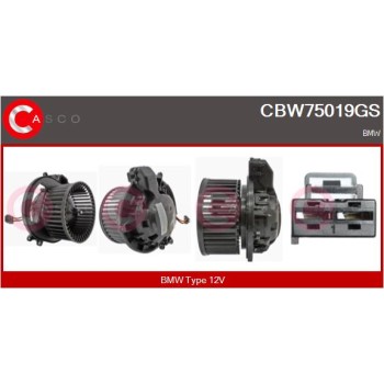 Ventilador habitáculo - CASCO CBW75019GS