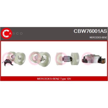 Ventilador habitáculo - CASCO CBW76001AS