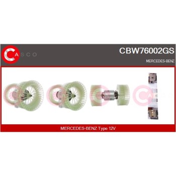 Ventilador habitáculo - CASCO CBW76002GS