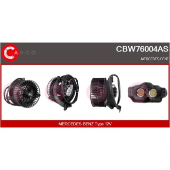 Ventilador habitáculo - CASCO CBW76004AS