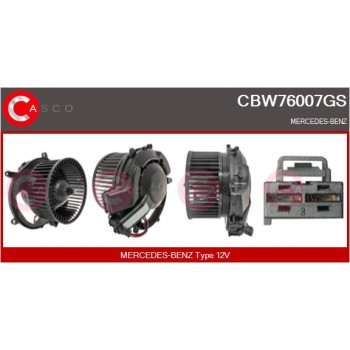 Ventilador habitáculo - CASCO CBW76007GS