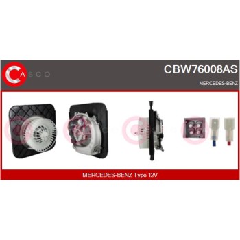 Ventilador habitáculo - CASCO CBW76008AS