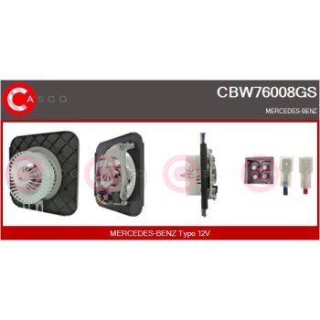 Ventilador habitáculo - CASCO CBW76008GS