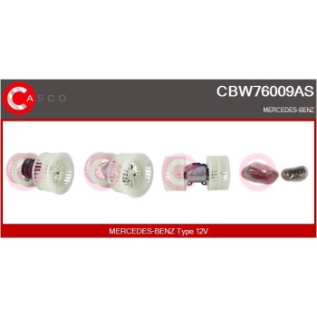 Ventilador habitáculo - CASCO CBW76009AS