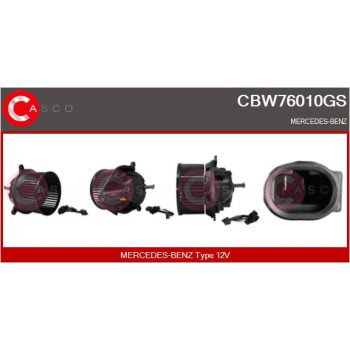 Ventilador habitáculo - CASCO CBW76010GS