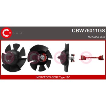 Ventilador habitáculo - CASCO CBW76011GS