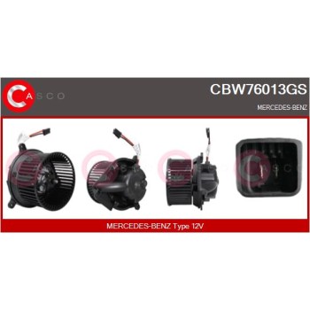 Ventilador habitáculo - CASCO CBW76013GS