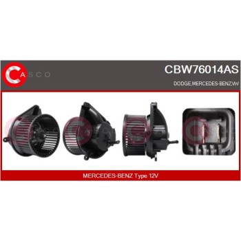 Ventilador habitáculo - CASCO CBW76014AS