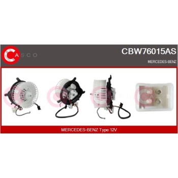 Ventilador habitáculo - CASCO CBW76015AS
