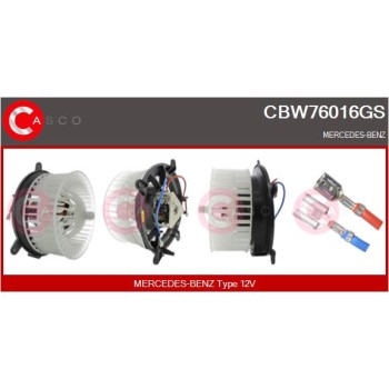 Ventilador habitáculo - CASCO CBW76016GS