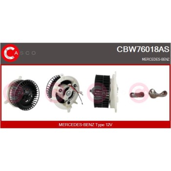 Ventilador habitáculo - CASCO CBW76018AS