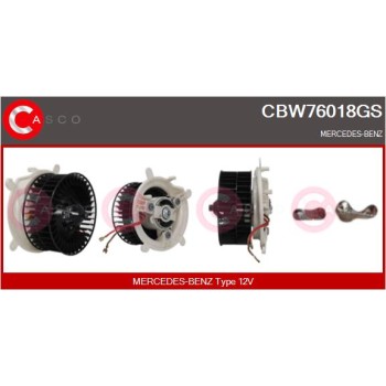 Ventilador habitáculo - CASCO CBW76018GS