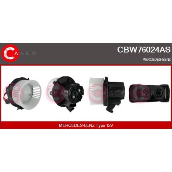 Ventilador habitáculo - CASCO CBW76024AS