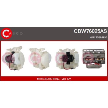 Ventilador habitáculo - CASCO CBW76025AS