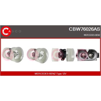 Ventilador habitáculo - CASCO CBW76026AS