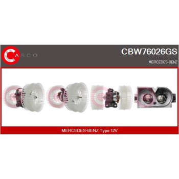 Ventilador habitáculo - CASCO CBW76026GS