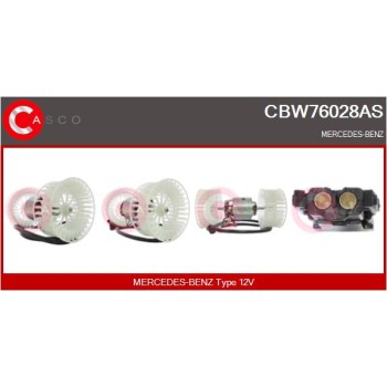 Ventilador habitáculo - CASCO CBW76028AS