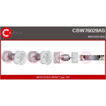 Ventilador habitáculo - CASCO CBW76029AS