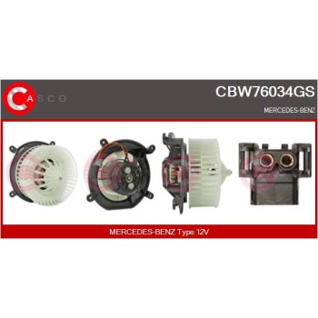 Ventilador habitáculo - CASCO CBW76034GS