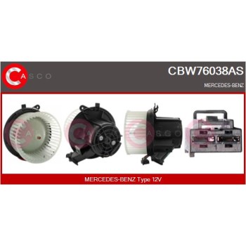 Ventilador habitáculo - CASCO CBW76038AS