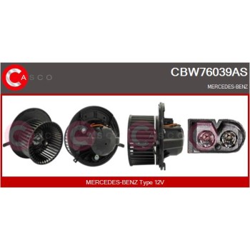 Ventilador habitáculo - CASCO CBW76039AS