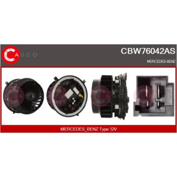 Ventilador habitáculo - CASCO CBW76042AS