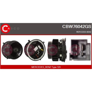 Ventilador habitáculo - CASCO CBW76042GS