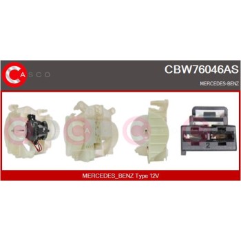 Ventilador habitáculo - CASCO CBW76046AS