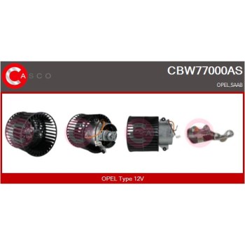 Ventilador habitáculo - CASCO CBW77000AS