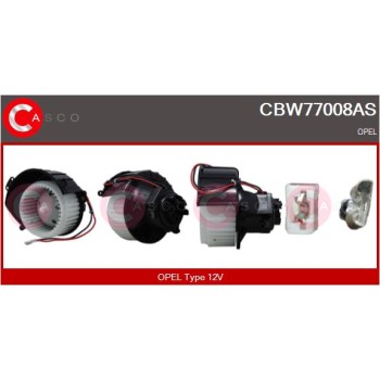 Ventilador habitáculo - CASCO CBW77008AS