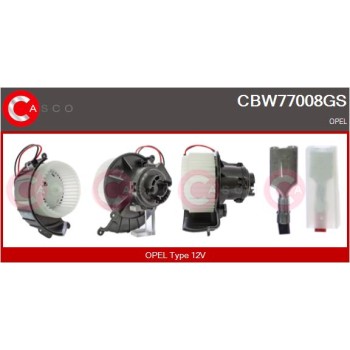 Ventilador habitáculo - CASCO CBW77008GS