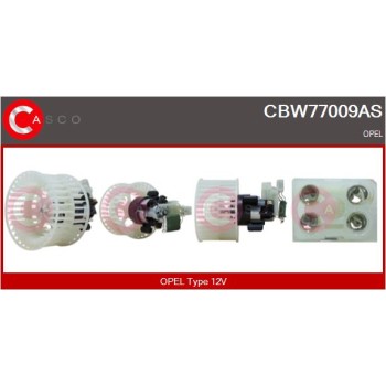 Ventilador habitáculo - CASCO CBW77009AS