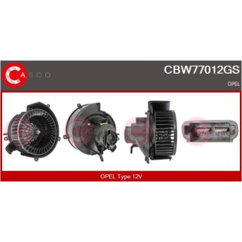 Ventilador habitáculo - CASCO CBW77012GS