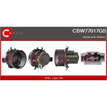 Ventilador habitáculo - CASCO CBW77017GS